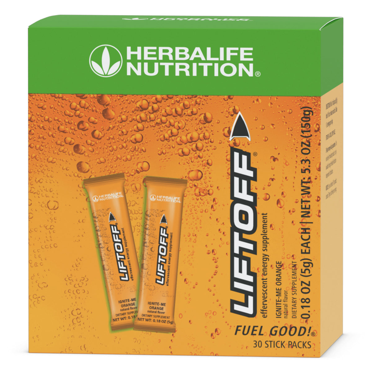 Liftoff®: Ignite-Me Orange Stick Packs