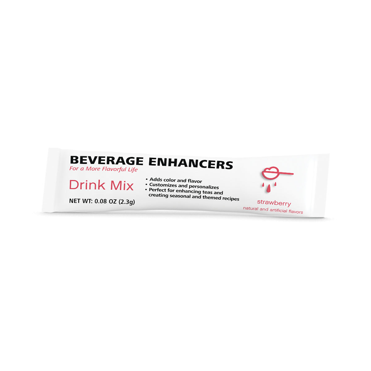 Beverage Enhancers Drink Mix Single-Serve Packets: Strawberry 30 Packets